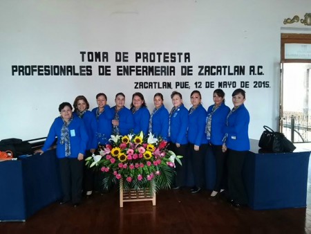 Toma de protesta de PROFESIONALES DE DE ENFERMERÍA DE ZACATLÁN A.C.